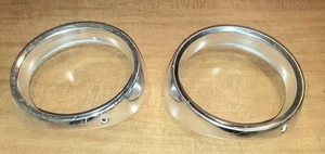 2 Headlight Trim Molding Doors Bezels Comet Cyclone Montego 428CJ 68 1968 - Picture 1 of 8