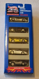 Hot Wheels Ferrari 5 Pack Lamborghini 25th Anniversary Silver Exotics  - Picture 1 of 2