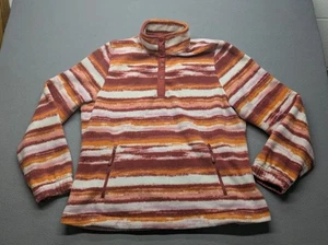 Telluride Clothing Co Damen Pullover hoher Kragen Azteken Knopfleiste Fleece XL - Bild 1 von 5