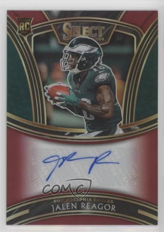 2020 Panini Select Signatures Red Prizm /25 Jalen Reagor #SS-JRE Rookie Auto RC - Image 1 of 2