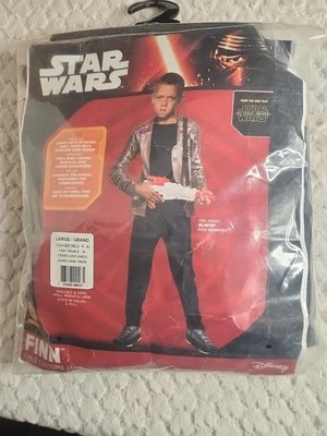 Disney Star Wars Finn Child'a Halloween Costume Size Large 12-14 Force Awakens - Image 1 of 3