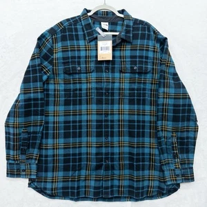 The North Face Men's Arroyo Flannel Shirt Blue/Black Size 2XL – NWT - Picture 1 of 4