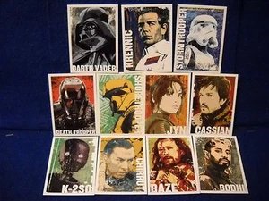 2016 Topps Star Wars Rogue One Series 1 Character SET (11 cards) - Picture 1 of 2