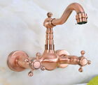 Swivel Basin Faucet Antique Red Copper Kitchen Bathroom Sink Wate Taps 2Nf946