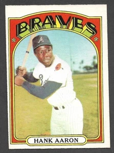 1972 O-PEE-CHEE TOPPS CANADIENSE #299 Hank Aaron Atlanta Braves como nuevo+ A - Imagen 1 de 2