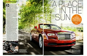 2016 ROLLS-ROYCE DAWN 563-HP ~ GREAT 3-PAGE ARTICLE / AD - Picture 1 of 1