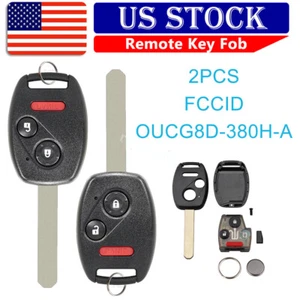 2 For 2006 2007 2008 2009 2010 2011 2012 2013 2014 Honda Ridgeline Key Remote - Foto 1 di 9