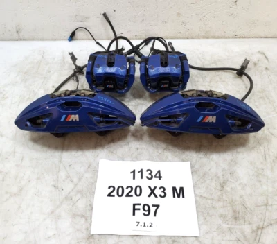 ✅ Juego de pinzas de freno delanteras traseras izquierda derecha OEM BMW F97 F98 X3M X4M Competition Foto 1 de 4