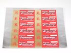 NOS Vtg 1970s Rothchild Strawberry Candy Store Display Stickers Label Sign Retro