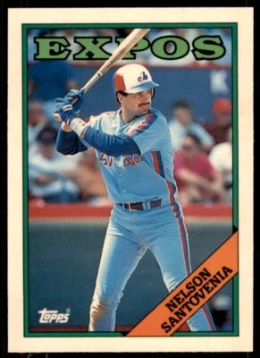 1988 Topps Traded Tiffany Nelson Santovenia . Montreal Expos #102T - Image 1 of 2