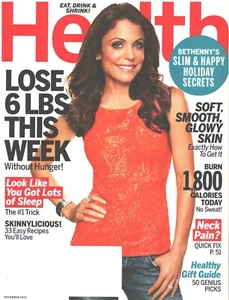 HEALTH Magazine December 2012 Bethenny Frankel Slim Happy Holiday Secrets - Picture 1 of 1
