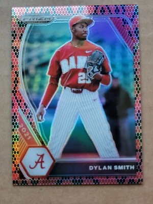 Dylan Smith 2021 Panini Prizm Draft Picks Snakeskin Print Baseball Card 06/25 - Image 1 of 4