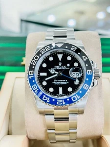 Rolex GMT-MASTER II 116710 BLNR BATMAN Black/Blue Ceramic Bezel BOX/PAPER *MINT* - Picture 1 of 7
