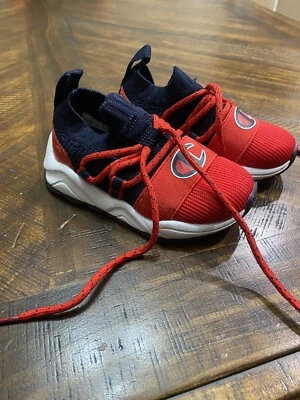 Kids Champion Rally Hype Lo Low Navy Red White Sneakers  Boys Size 6 - Image 1 of 4