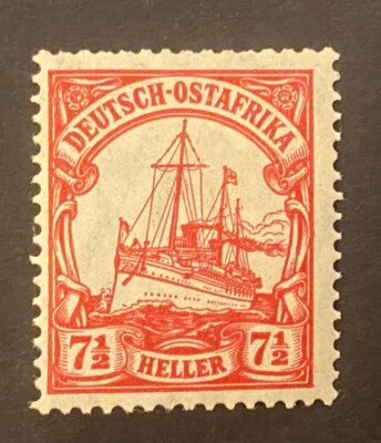 German Colonies East Africa Stamp Mint Hinged Scott #24 VF - Image 1 of 2