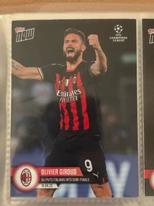 Topps Now UCL 2023 No. 98 - Giroud Olivier - Oli Puts Italians Into Semi - Milan - Picture 1 of 1