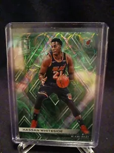 2017 Panini Spectra Hassan Whiteside /49 Miami Heat Green Prizm - Picture 1 of 2