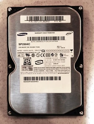 Samsung SpinPoint P Series HD160JJ 160BG 7.2K SATA Hard Drive - Image 1 of 2