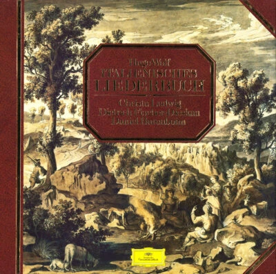 WOLF Italian Songbook LUDWIG Christa FISCHER-DIESKAU Barenboim DGG 2707114 2LP - Image 1 of 3