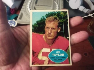 1960 Topps Football #52  Jim Taylor - Bild 1 von 2