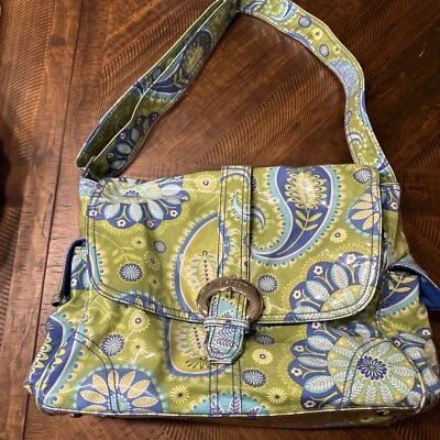 Kalencom Diaper Bag, Large Green And Blue - Image 1 of 4