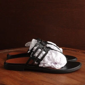 Sandali Vionic WMS TAGLIA 8 BLK Alvana pelle perizoma scarpa piatta comoda spiaggia costiera - Foto 1 di 14
