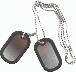 Men's Stainless Steel Dog Tag Necklace - Picture 1 of 1