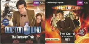 DR WHO - THE RUNAWAY TRAIN/PEST PT 1 - 2 DISCS - TELE PROMO AUDIO CDS - Imagen 1 de 2