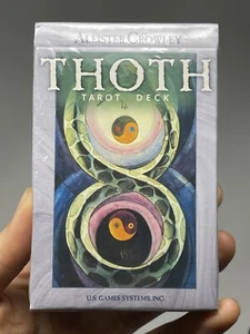 SEALED Aleister Crowley Crowley Thoth Tarot Deck Small Guide Booklet Fortune L1 - Picture 1 of 6