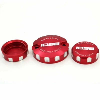 Tapa de depósito de líquido de cilindro de freno delantero trasero para DUCATI 1098/R/S 2007-09 Foto 1 de 4