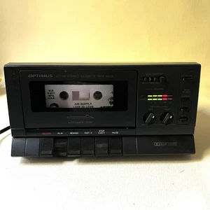Optimus SCT-86 Stereo Cassette Tape Deck Model 14-654 Dolby - Tested & Working - Picture 1 of 11