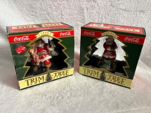 DUE ORNAMENTI COCA COLA TRIM-A -TREE COLLEZIONE 1943 - Foto 1 di 10