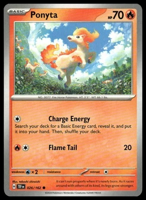 SV05: Temporal Forces #026/162 Ponyta - Image 1 of 2