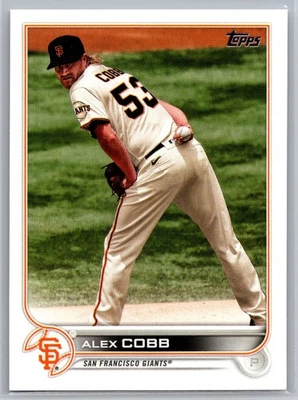 2022 Topps Series 2 - Alex Cobb #359 - Image 1 of 2