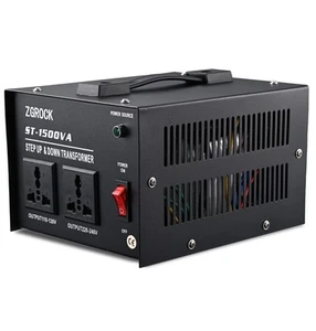 ZGROCK-1500VA Trasformatore di Tensione Step Up Convertitore 1500W Adj 110V‐120V 220V - Foto 1 di 4