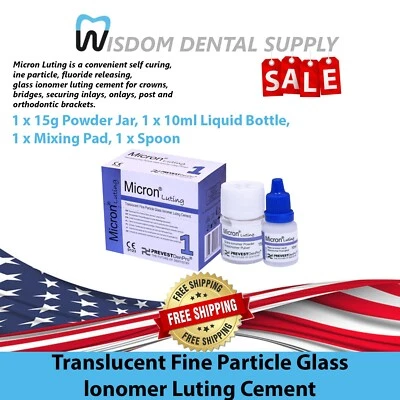 Micron Luting Translucent Fine Particle Glass lonomer Luting Cement