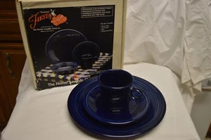 VINTAGE FIESTAWARE NEW OLD STOCK 3 PIECE PLACE SETTING - Picture 1 of 5