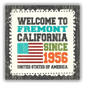 Fremont Grunge Travel Postage Stamp Car Bumper Sticker Decal - ''SIZES'' - Imagen 1 de 1