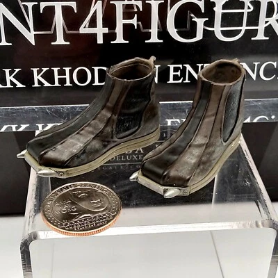 Hot Toys MMS313 Star Wars ROTJ 1/6 BOBA FETT action figure's Shoes Boots Only  - Image 1 of 4