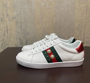 Zapatillas Gucci Ace con tachuelas talla 43 - Imagen 1 de 8