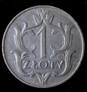 1929 Poland 1 Zloty, Second Republic, Free US Shipping! - Picture 1 of 2