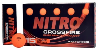 New Nitro Crossfire Matte Golf Balls [15-Ball] - Image 1 of 4