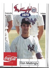 1991 Coca Cola Mattingly's 23 Don Mattingly #2