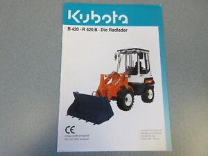 Kubota R420 & R420B Wheel Loader Sales Brochure 4 Page (German)