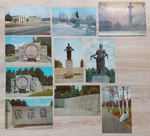 Vintage Soviet Unused Postcards Lot of 9 USSR 1960's - Picture 1 of 5