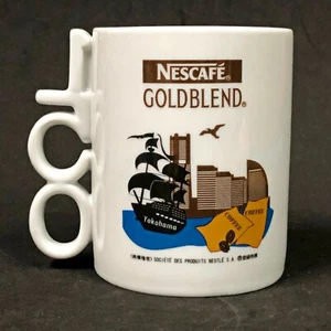 Nescafe Gold Blend Coffee Tea Mug Cup 2009 Yokohama Tanemaru Opening 150th Japan - Picture 1 of 7