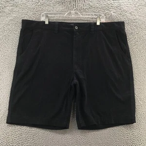 St Johns Bay Comfort Stretch Chino Shorts Mens 44 Big (actual 46x10) Black NEW - Picture 1 of 19
