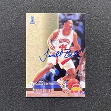 1996-97 Score Board TERRELL BELL Authentic AUTO - GEORGIA BULLDOGS ROOKIE CARD