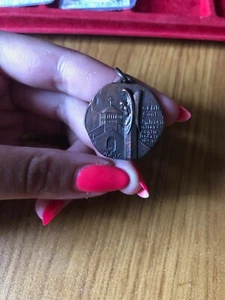 Medal Sant' Ambrose July August 1933 Xi The Legend Of Each 1 3/16in Gg - Picture 1 of 2