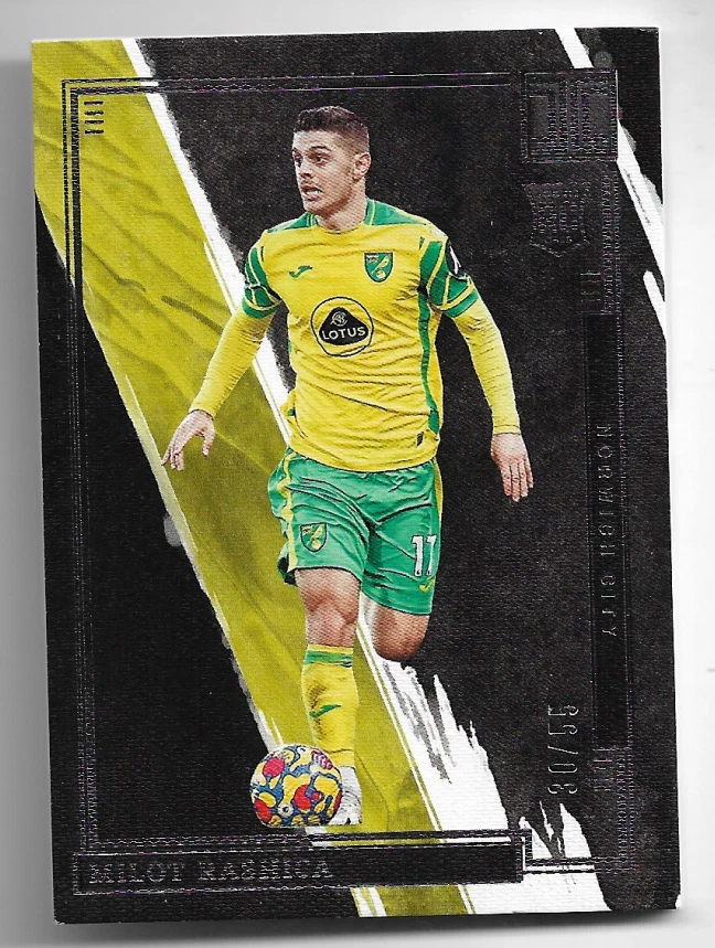 2021-22 Panini Impeccable Premier League Base Card : Milot Rashica #30/55
